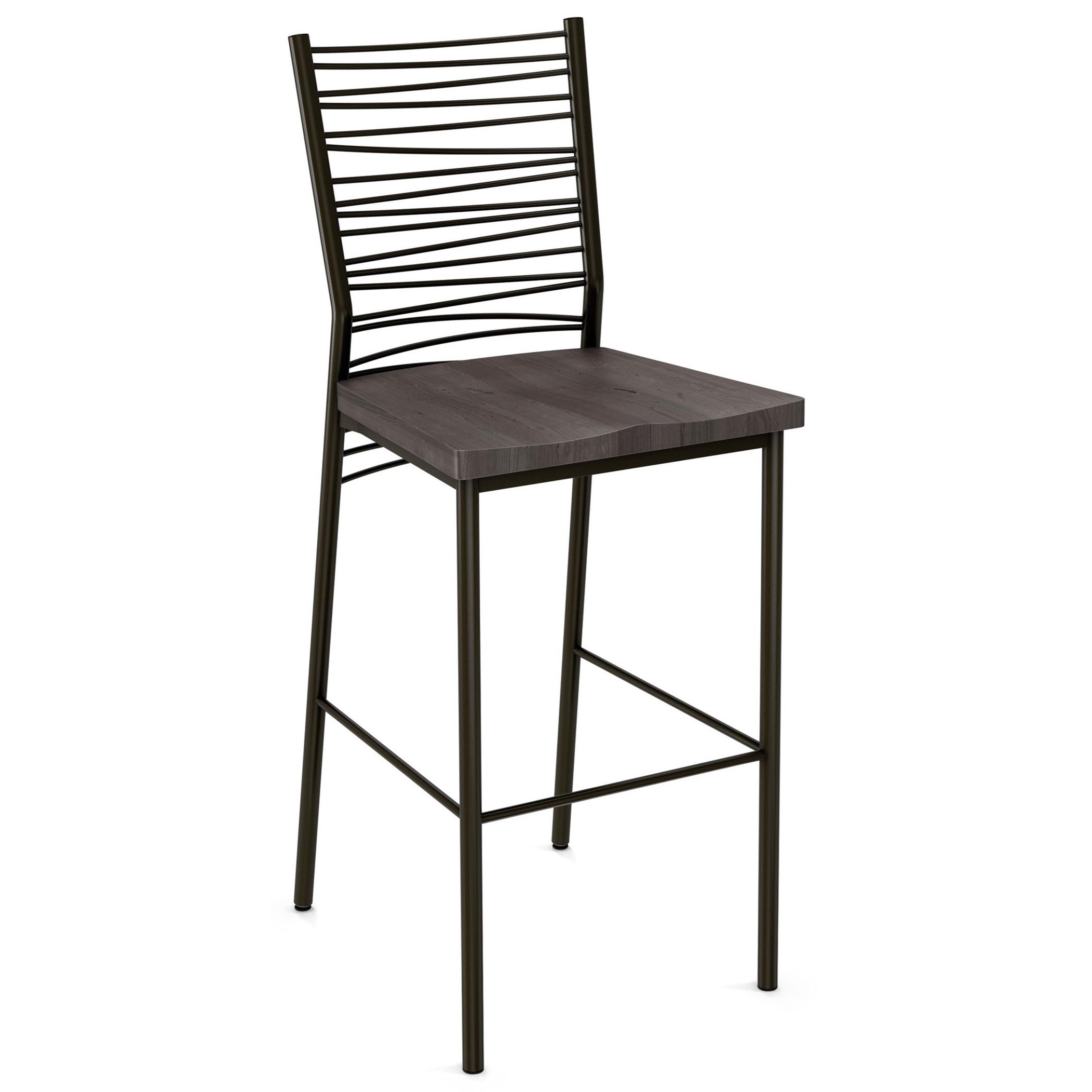 Amisco Industrial Amisco Customizable 26" Crescent Counter Stool